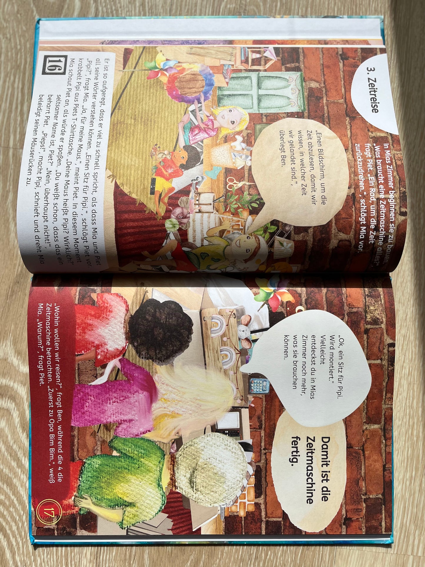 Kinderbuch „Das magische Meer der Zeit" - Großes Hardcover DIN A4