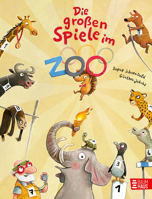 "DIE GROSSEN SPIELE IM ZOO" VON SOPHIE SCHOENWALD und Günther Jakobs EIN WETTKAMPF VOLLER SPASS UND FAIRNESS I Bilderbuchtipp für Kinder ab 4 Jahren