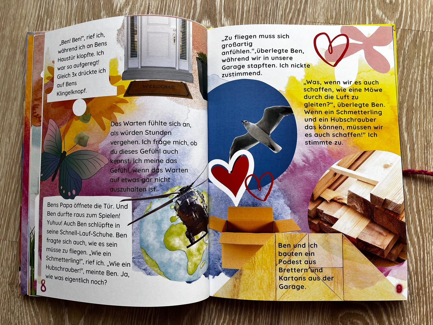 Kinderbuch „Die Kraft des Regenbogens" individualisiert