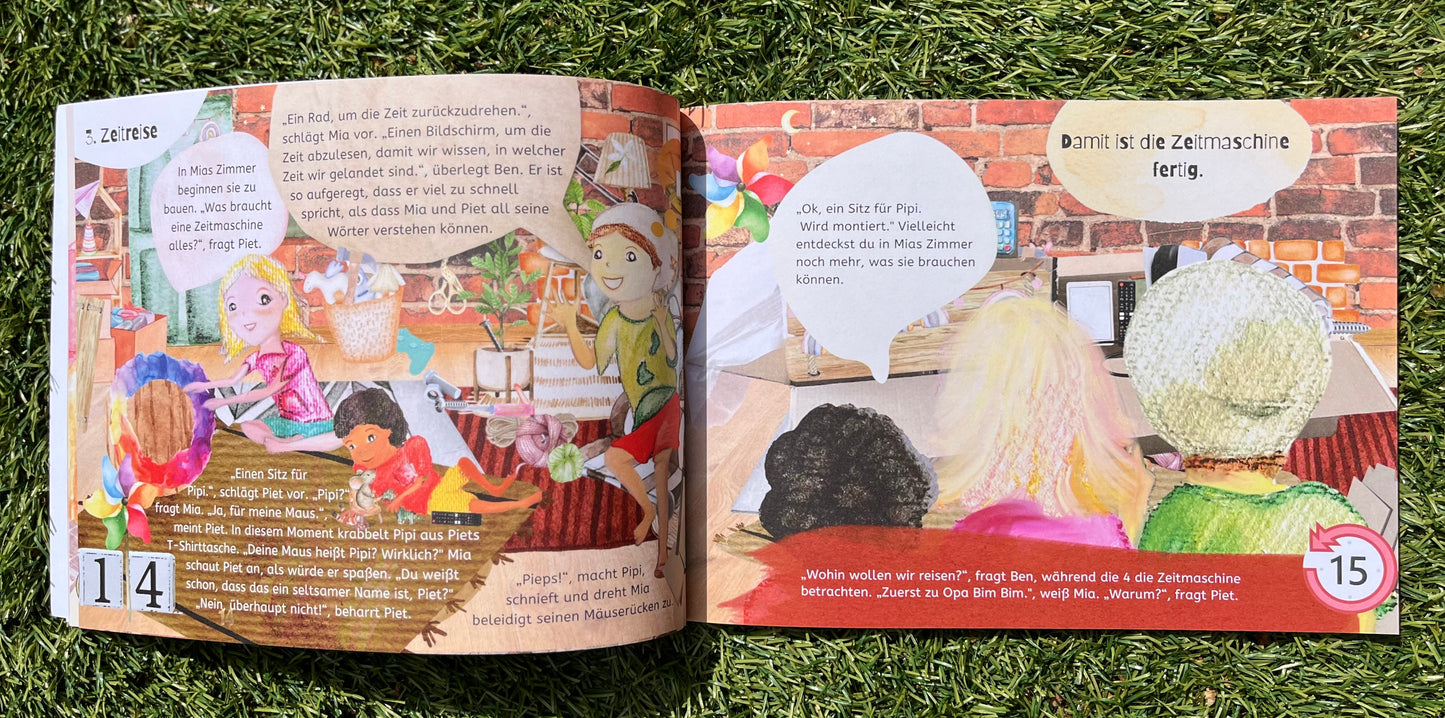 Kinderbuch „Das magische Meer der Zeit" - Kleines Taschenbuch Softcover ISBN-13 979-8386557928