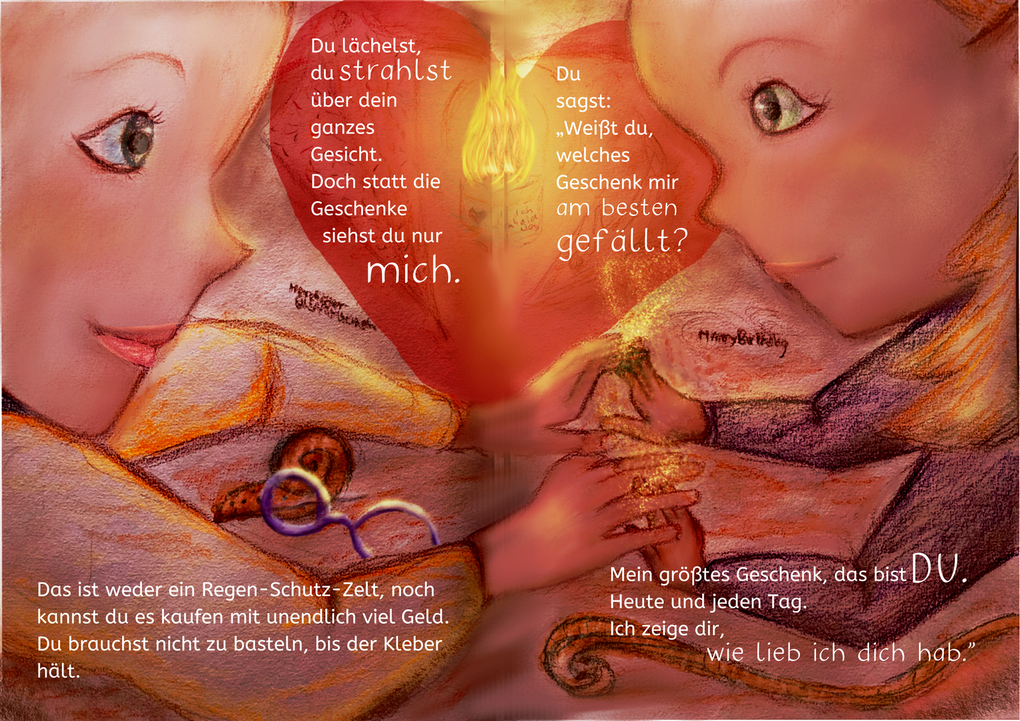 Kunstdruck über Selbstliebe - Weil Du mein wertvollstes Geschenk bist