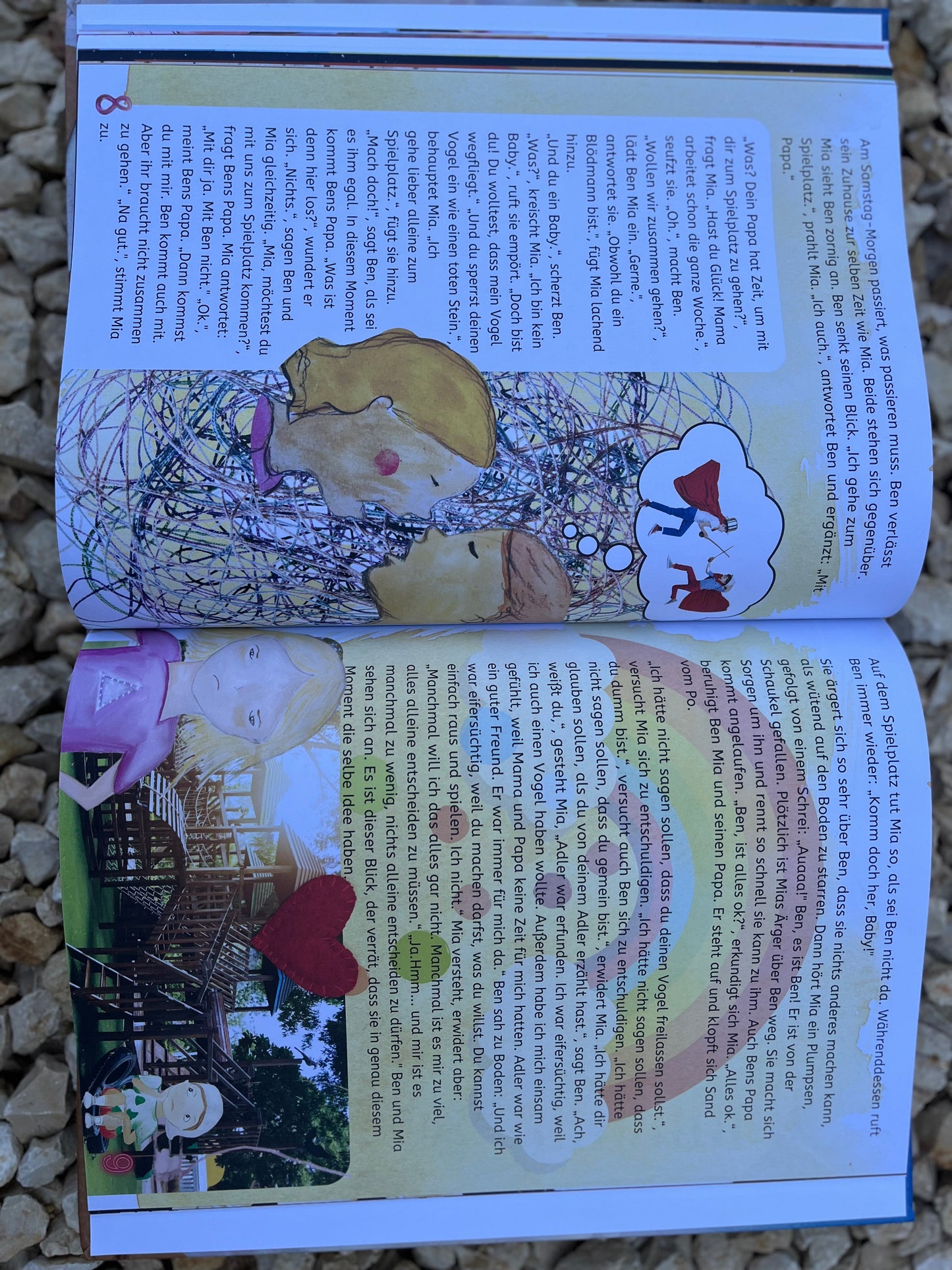 Kinderbuch „Adler oder Kanarienvogel" - Als handmade Geschenkset inklusive Namen deines Kindes Anhänger und Lampe ISBN-13 979-8386980870