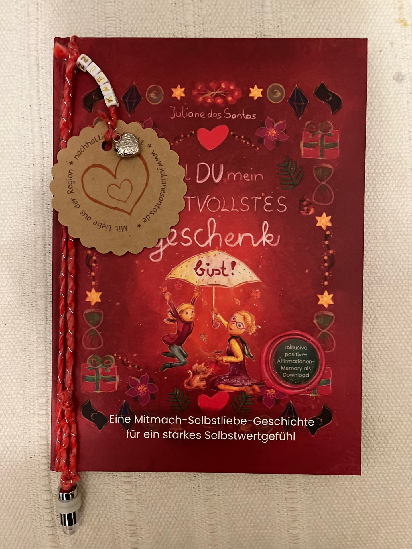 Kinderbuch „Weil DU mein wertvollstes Geschenk bist“ - Großes Hardcover 17x24 cm