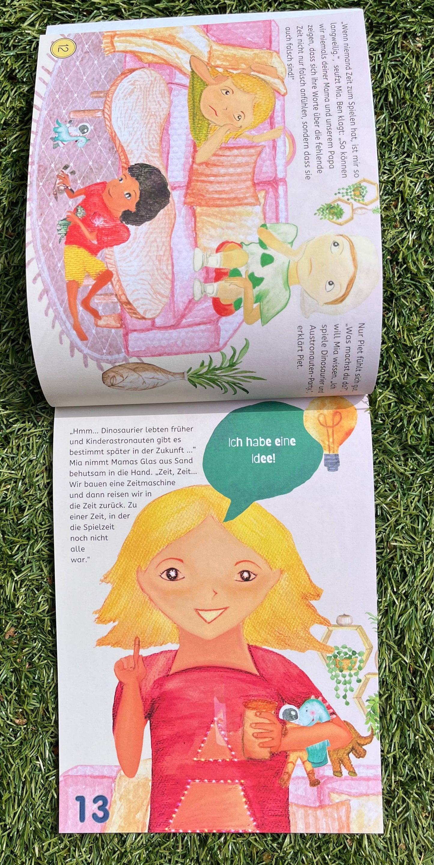 Kinderbuch „Das magische Meer der Zeit" - Kleines Taschenbuch Softcover ISBN-13 979-8386557928