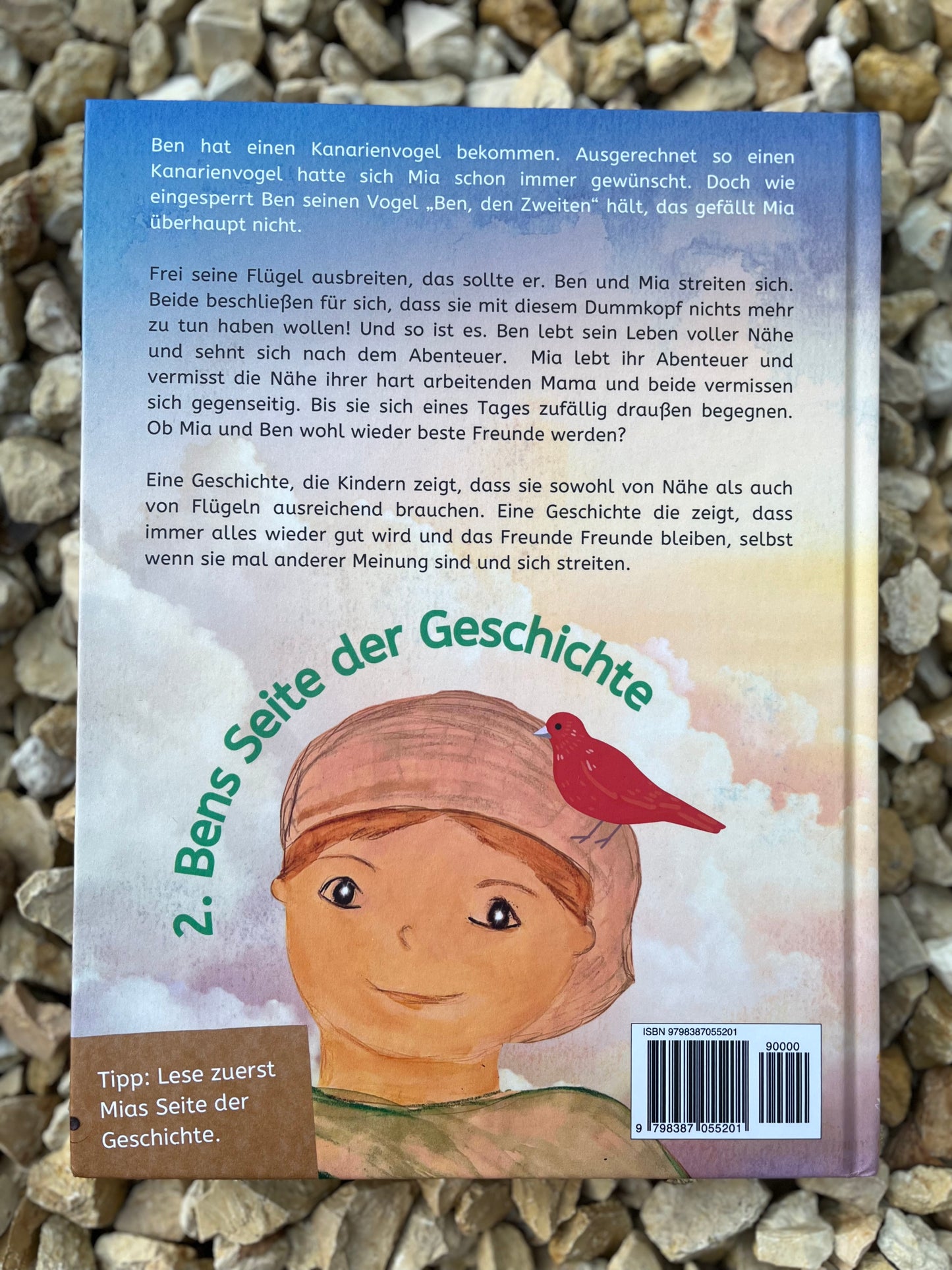 Kinderbuch „Adler oder Kanarienvogel" - Als handmade Geschenkset inklusive Namen deines Kindes Anhänger und Lampe ISBN-13 979-8386980870