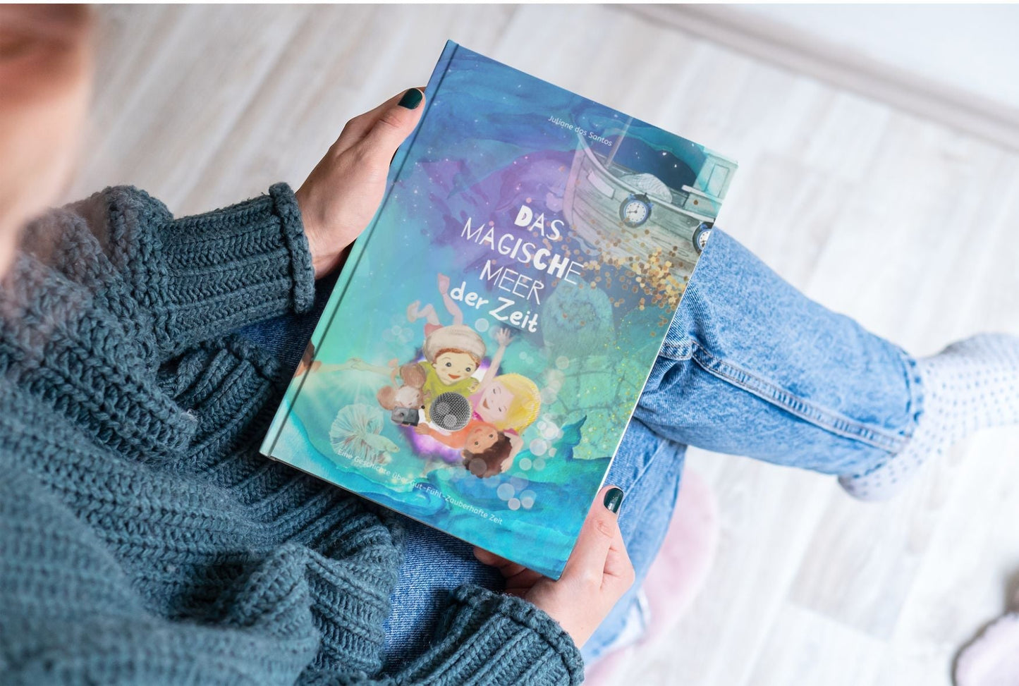 Kinderbuch „Das magische Meer der Zeit" - Großes Hardcover DIN A4