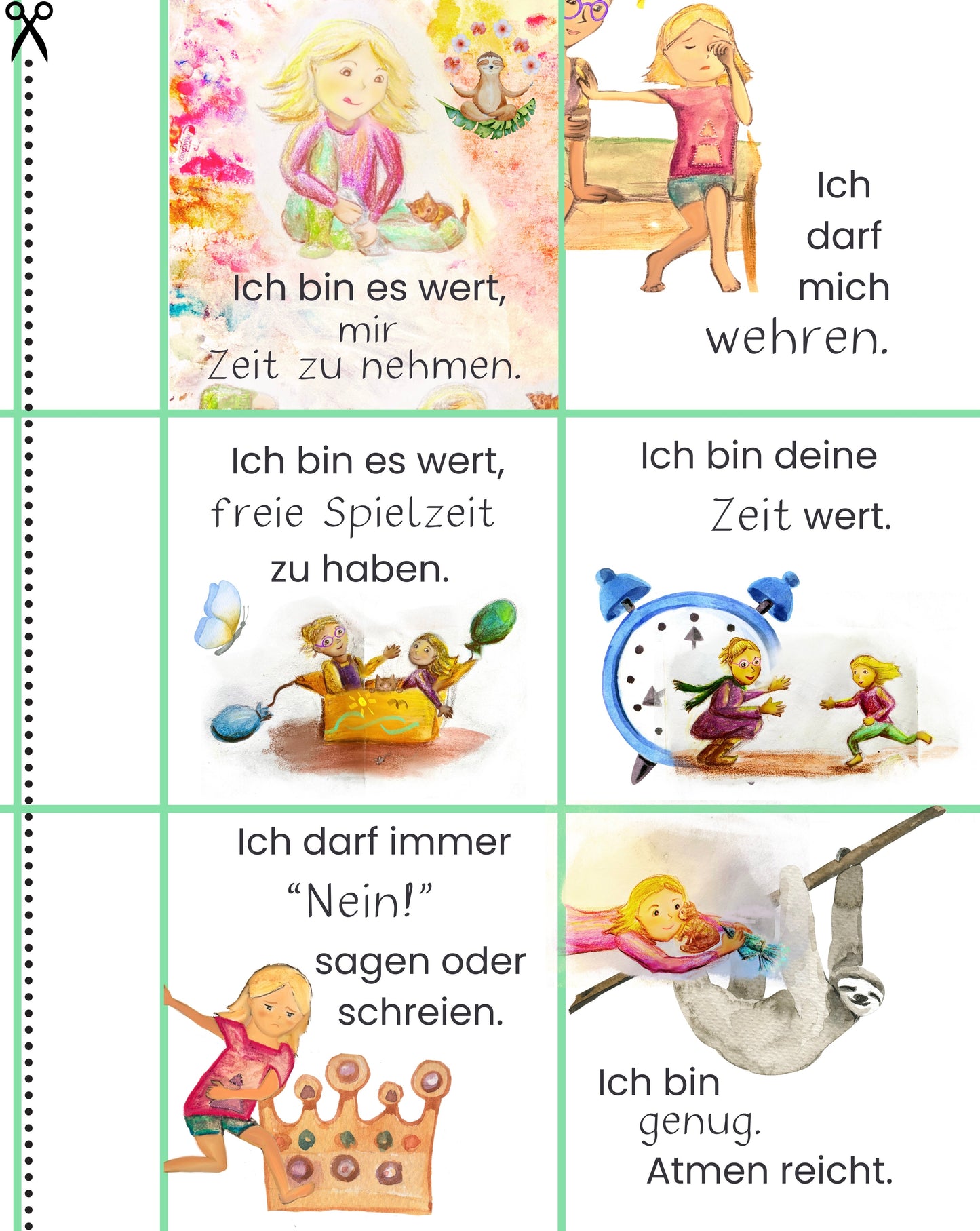Kinderbuch „Weil DU mein wertvollstes Geschenk bist“ - PDF-Datei zum selbst Ausdrucken oder Anschauen für unterwegs