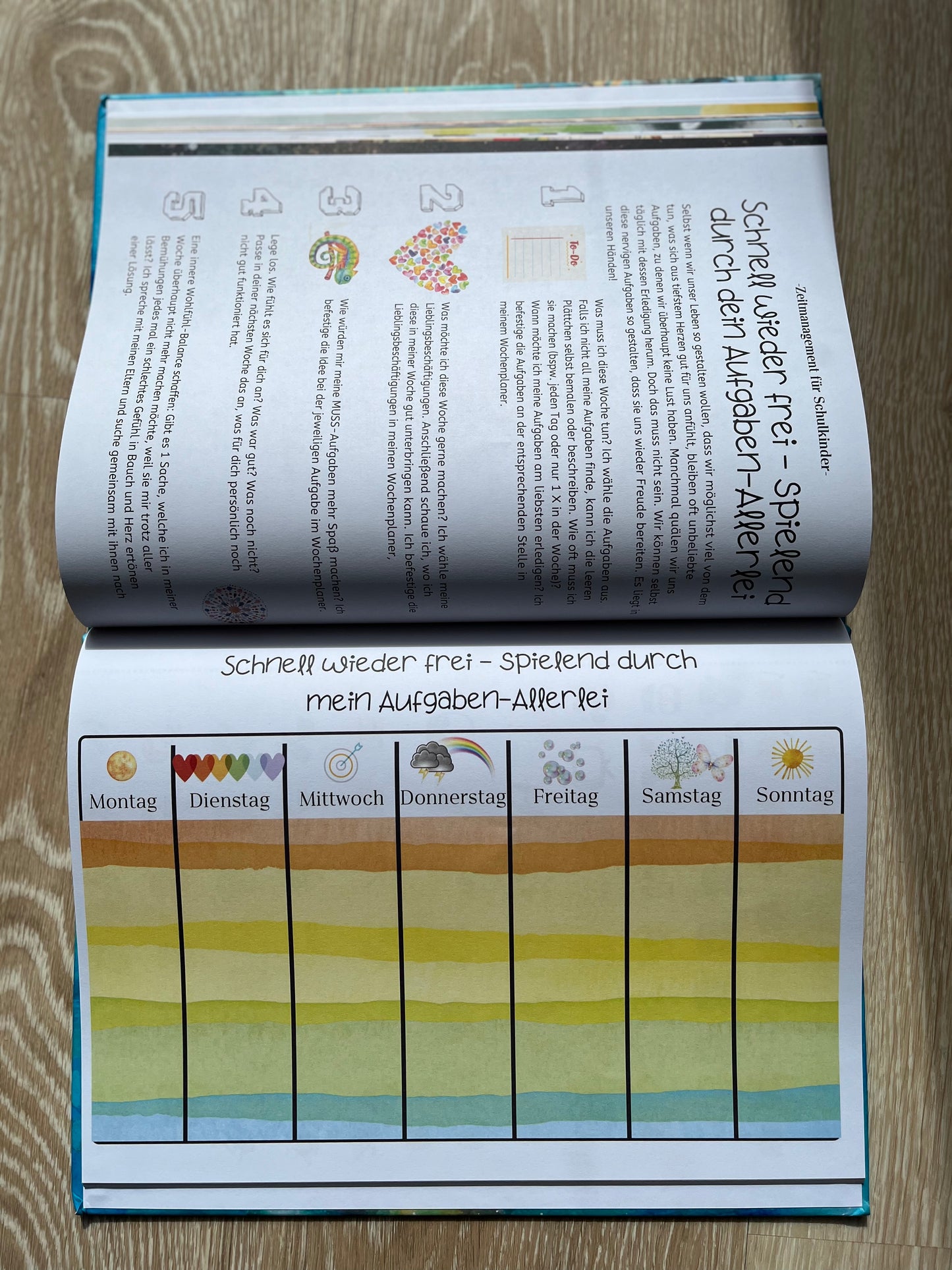 Kinderbuch „Das magische Meer der Zeit" - Großes Hardcover DIN A4