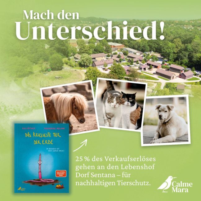 Das krasseste Tier der Erde Lustiges Bilderbuch ab 3 von Furzipups-Autor Kai Lüftner über den Regenwurm und seine Heldentaten für die Erde von Kai Lüftner und Friederike Ablang