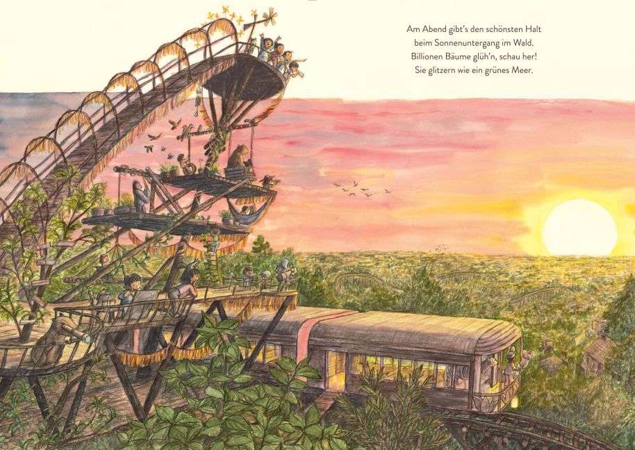 Unsere Baumhausstadt Ein fantasievolles Wimmelbilderbuch für Kinder ab 4 Jahren - zum Hineintauchen und Glücklichsein von NEW YORK TIMES -Bestsellerautor Gideon Sterer von Gideon Sterer und Charlie Mylie