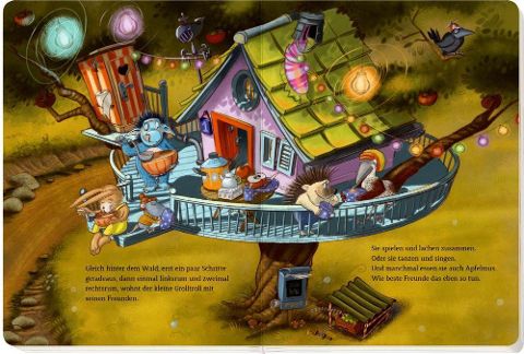 Pappbilderbuch ab 3 über Wut Der Grolltroll grollt heute nicht!? Aprilkind von Barbara van den Speulhof und Stephan Pricken