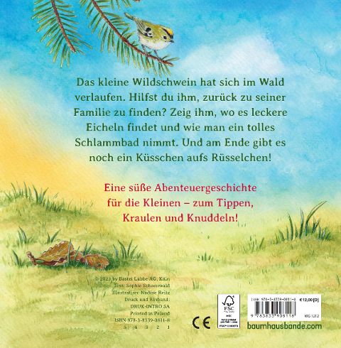 "Ein Rüsselküsschen für dich“ von Sophie Schoenwald und Nadine Reitz
I Papp-Bilderbuch ab 2 Jahren