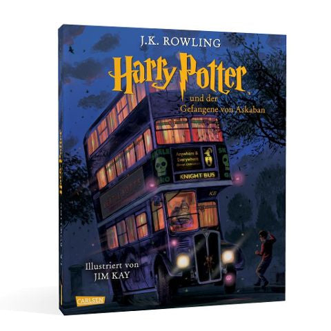 Harry Potter 3 und der Gefangene von Askaban (farbig illustrierte Schmuckausgabe) von J.K. Rowling Neuausgabe des Kinderbuch-Klassikers ab 10 Jahren über den bekanntesten Zauberer der Welt