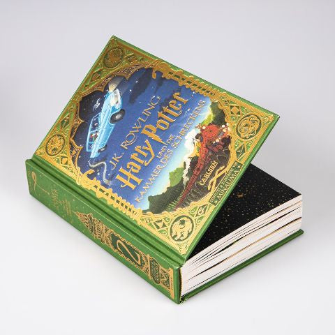 Harry Potter 2 und die Kammer des Schreckens Schmuckausgabe mit Goldprägung und Pop-Up-Elementen von J.K. Rowling Neuausgabe des Kinderbuch-Klassikers ab 10 Jahren über den bekanntesten Zauberer der Welt