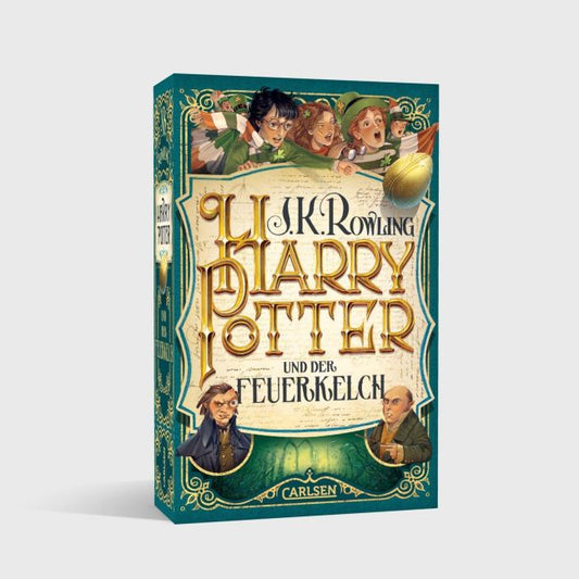 Harry Potter 4 und der Feuerkelch. Taschenbuch von J.K. Rowling Kinderbuch-Klassiker ab 10 Jahren über den bekanntesten Zauberer der Welt
