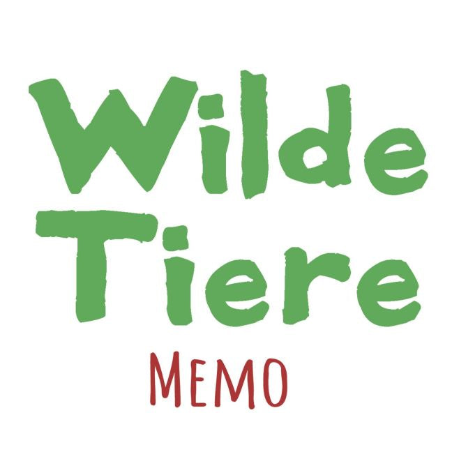 Wilde Tiere Memo – Memory-Spiel mit Wildtieren ab 4