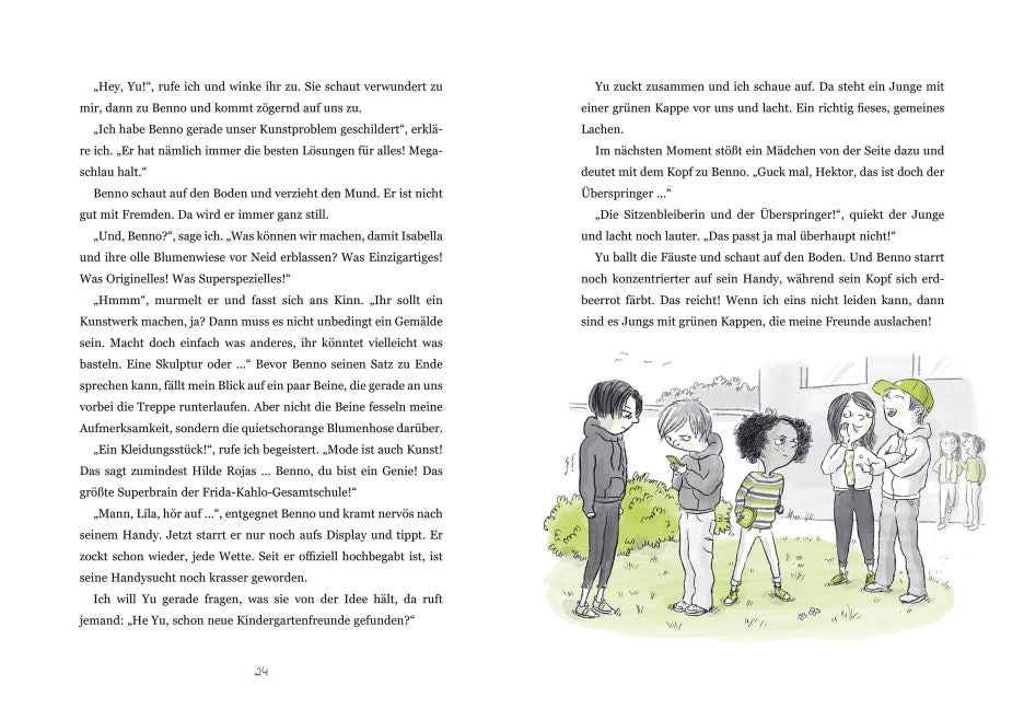 Lila Flax – am liebsten bunt!
Turbulente Schul- und Freundschaftsgeschichte um Vielfalt und Kreativität – Kinderbuch ab 8 Jahren
von Anna Keller Keith
und Jutta Wetzel