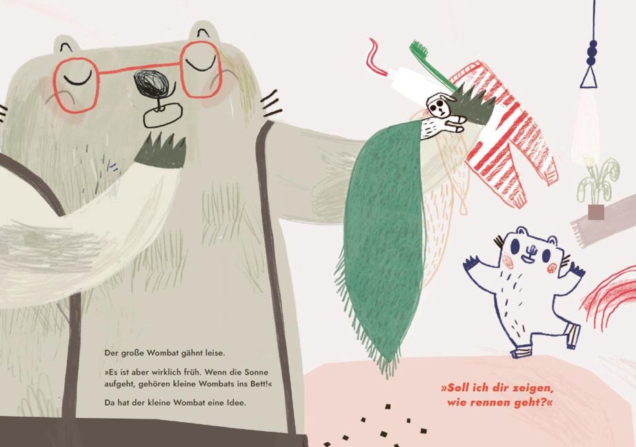So geht schlafen, kleiner Wombat Vorlesebuch zum Einschlafen für Kinder ab 3 Jahren von Rasmus Engler und Deniz Jaspersen
