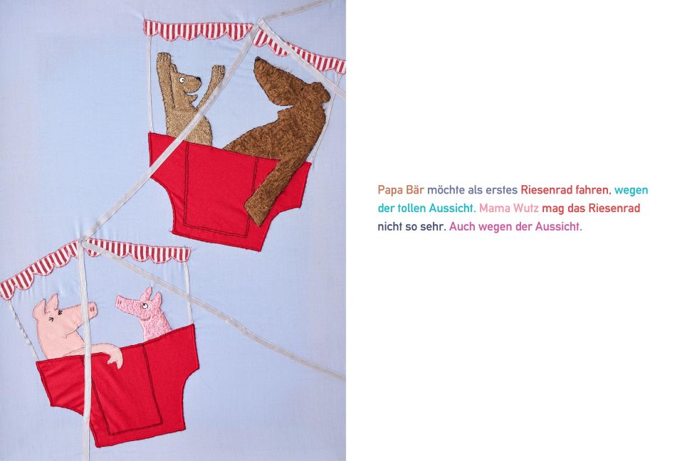 Bilderbuchtipp ab 3: Butz und Rosi auf dem Jahrmarkt von Ruth Feile