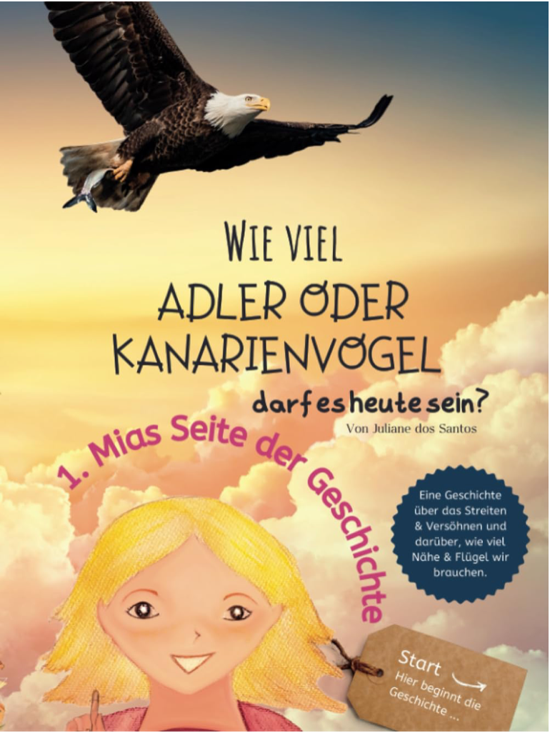 Kinderbuch „Adler oder Kanarienvogel" - PDF-Datei zum selbst Ausdrucken oder Anschauen für unterwegs