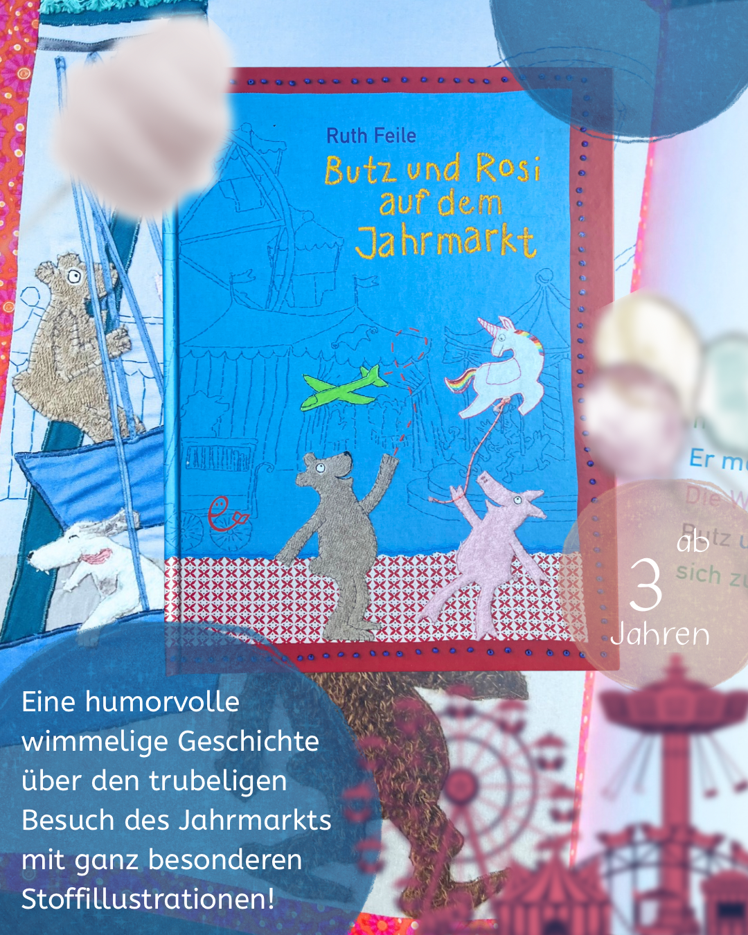 Bilderbuchtipp ab 3: Butz und Rosi auf dem Jahrmarkt von Ruth Feile