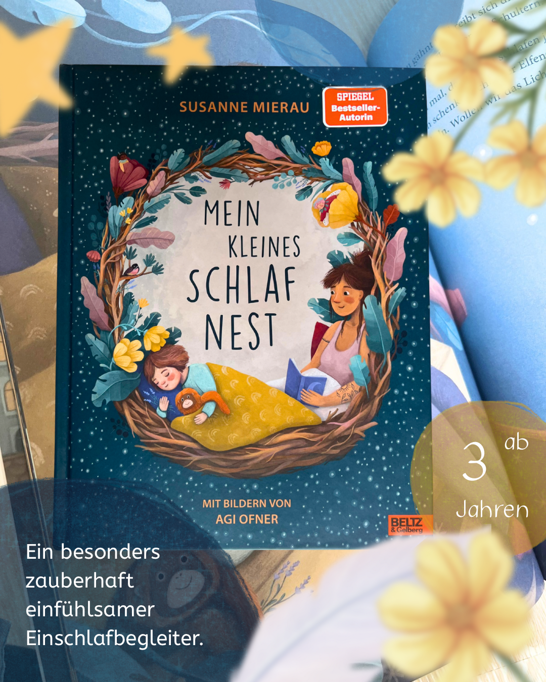 Bilderbuchtipp: Mein kleines Schlafnest Bilderbuch ab 3 Jahren von Susanne Mierau und Agi Ofner
