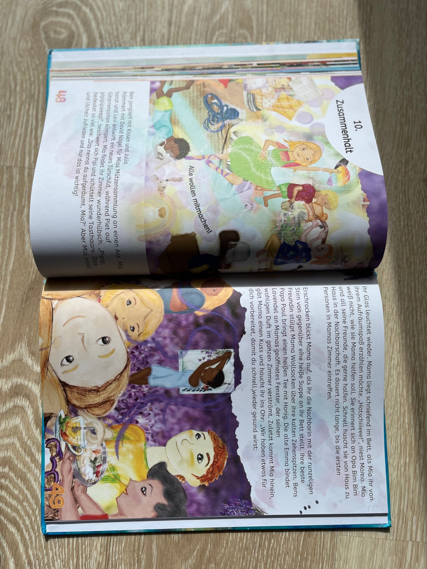 Kinderbuch „Das magische Meer der Zeit" - Großes Hardcover DIN A4