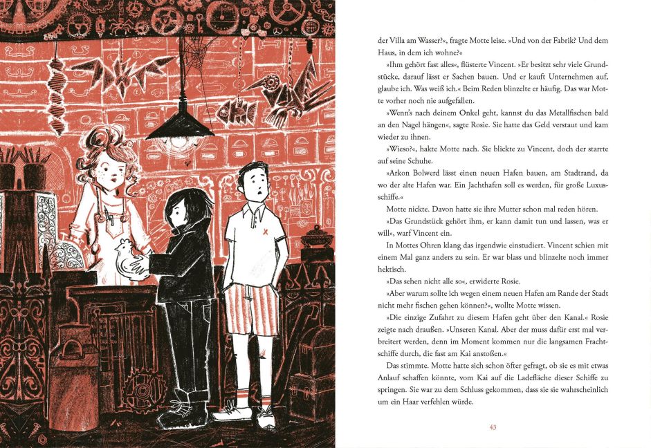 Motte und die Metallfischer – Kinderbuch ab 10 Jahren - Leseprobe I Blick ins Buch