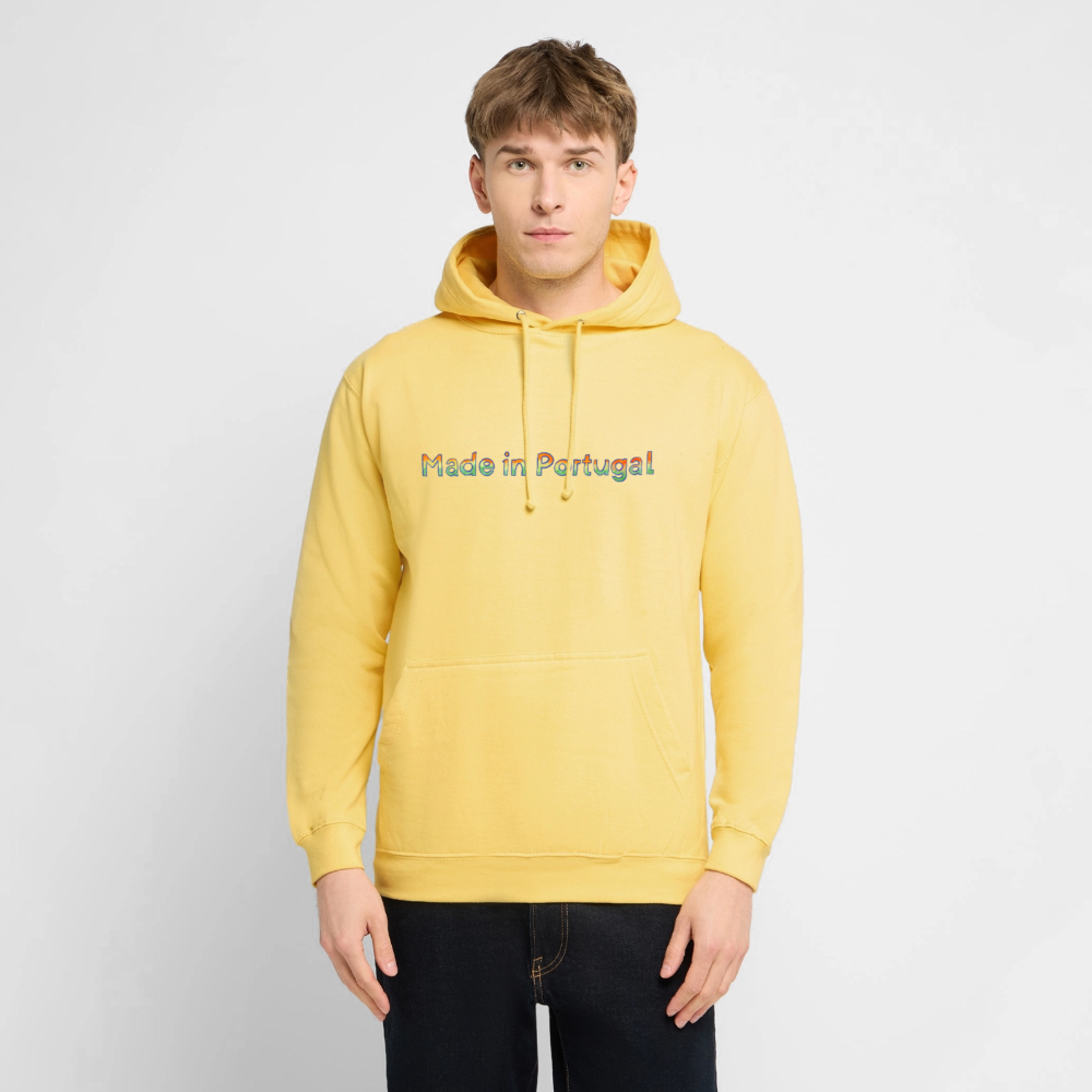 Hoodie - lemon yellow
