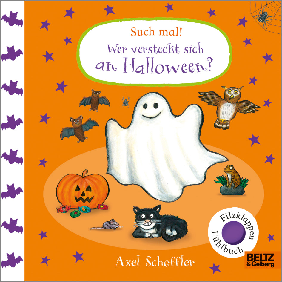 Wer versteckt sich an Halloween? Fühlbuch ab 1 Jahr I Cover