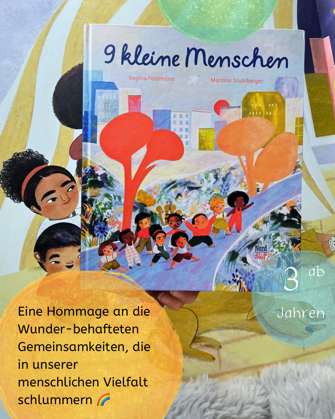 9 kleine Menschen von Regina Feldmann und Martina Stuhlberger I Bilderbuch über Vielfalt ab 3 Jahren