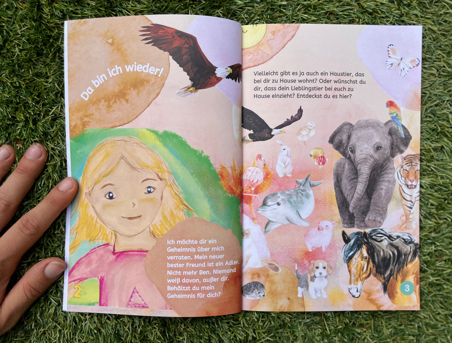 Kinderbuch „Adler oder Kanarienvogel" - Kleines Taschenbuch Softcover ISBN-13 979-8386980870