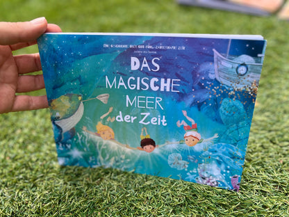 Kinderbuch „Das magische Meer der Zeit" - Kleines Taschenbuch Softcover ISBN-13 979-8386557928