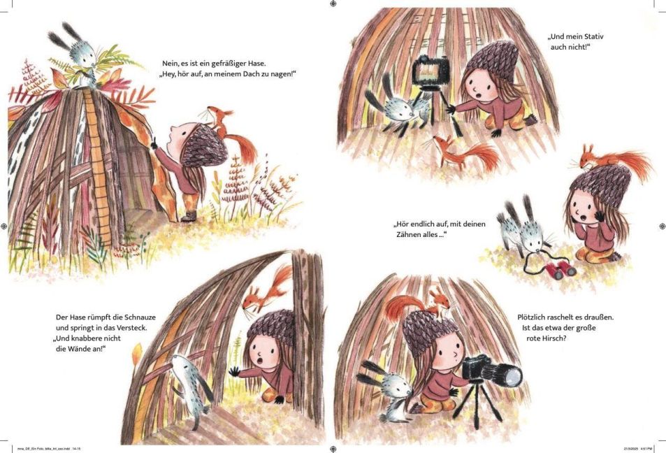 Ein Foto, bitte! Bilderbuchtipp ab 4 Jahren über ein Mädchen mit dem Traum Fotografin zu werden und der Magie des Augenblicks von Rosalinde Bonnet