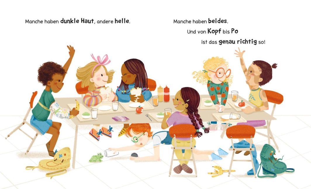 So viele Körper von Sophie Kennen Airin O´Callaghan (Illustr.) I Bilderbuchtipp ab 3 Jahren I Bilderbuch in Reimen über vielfältige Körper