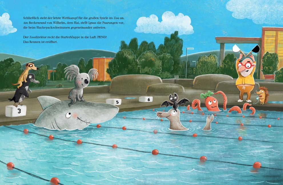 "DIE GROSSEN SPIELE IM ZOO" VON SOPHIE SCHOENWALD und Günther Jakobs EIN WETTKAMPF VOLLER SPASS UND FAIRNESS I Bilderbuchtipp für Kinder ab 4 Jahren