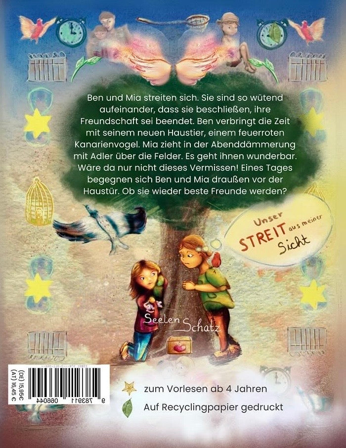 Kinderbuch „Weil wir die besten Freunde sind“ - Neuausgabe zu „Adler oder Kanarienvogel" - Hardcover 16x24cm ISBN-13 979-8387055201