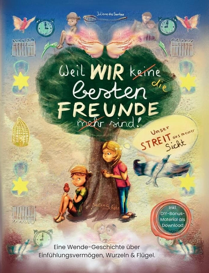 Kinderbuch „Weil wir die besten Freunde sind“ - Neuausgabe zu „Adler oder Kanarienvogel" - Hardcover 16x24cm ISBN-13 979-8387055201