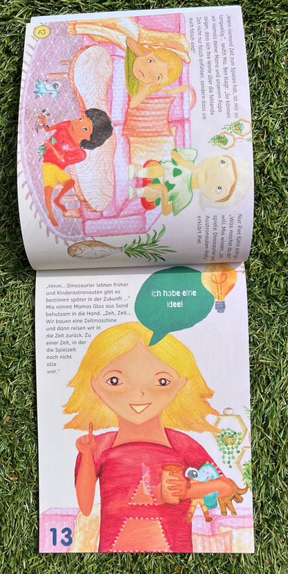 Kinderbuch „Das magische Meer der Zeit" - Kleines Taschenbuch Softcover ISBN-13 979-8386557928