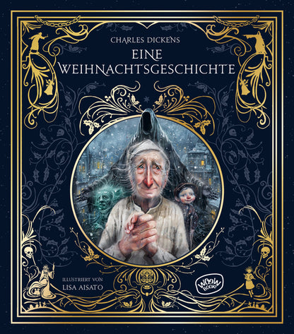 Eine Weihnachtsgeschichte von besonderes Weihnachtsgeschenk Charles Dickens und Lisa Aisato