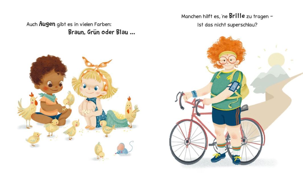 So viele Körper von Sophie Kennen Airin O´Callaghan (Illustr.) I Bilderbuchtipp ab 3 Jahren I Bilderbuch in Reimen über vielfältige Körper