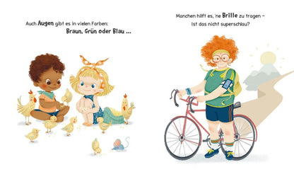 So viele Körper von Sophie Kennen Airin O´Callaghan (Illustr.) I Bilderbuchtipp ab 3 Jahren I Bilderbuch in Reimen über vielfältige Körper