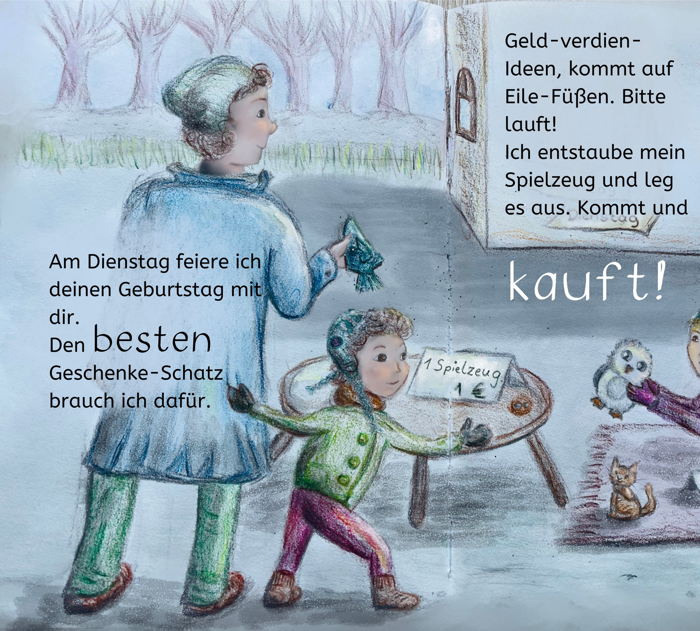 Kinderbuch „Weil DU mein wertvollstes Geschenk bist“ - Großes Hardcover 17x24 cm
