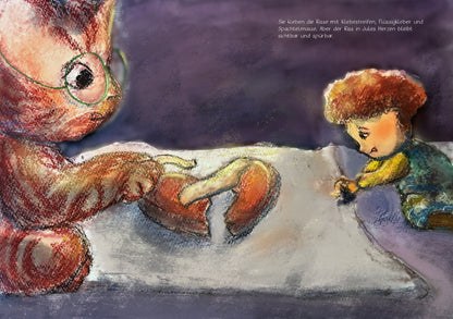 Dein personalisiertes Kinderbuch - Name und Illustration deines Kindes mit eurer Wunschgeschichte - Handmade with Love