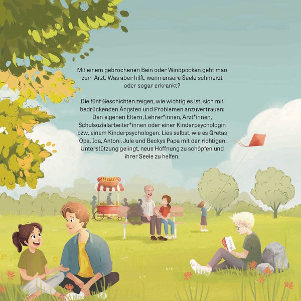 Wenn unsere Seele Hilfe braucht von Nora Hille und Theresa Viehhauser / Kinderbuch über psychische Erkrankungen