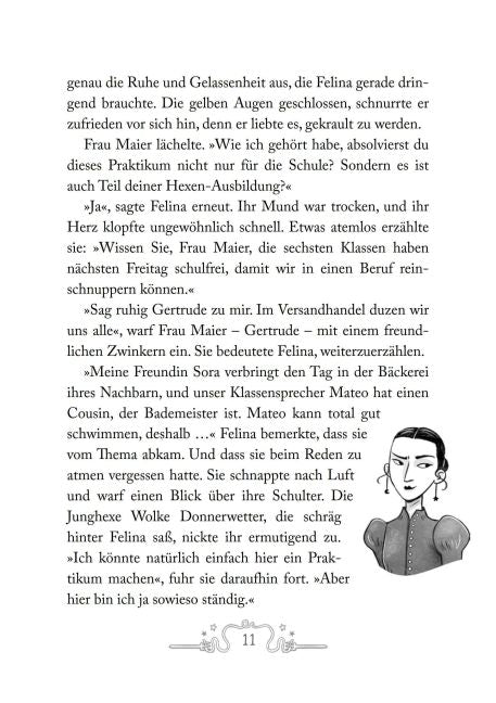 Felina Fingerhut und der verflixte Schmetterlingseffekt Ein hexisches Abenteuer ab 9 Jahren – mit zahlreichen Illustrationen und Aktivteil (Band 2) von Katja Hemkentokrax und Phine Wolff Kinderbuchtipp ab 9 Jahren