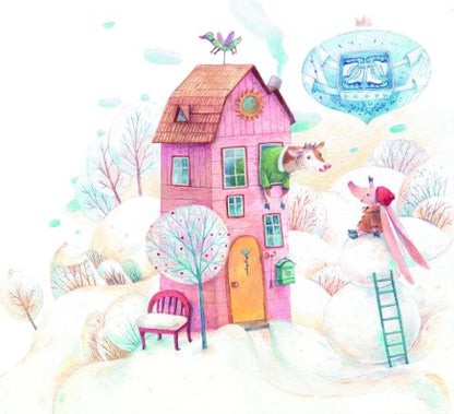 Adelheid & Ferkolin Winterbilderbuch von Marius Marcinkevičius  und Lina Dūdaitė