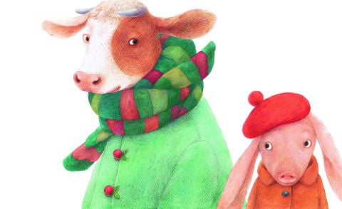 Adelheid & Ferkolin Winterbilderbuch von Marius Marcinkevičius  und Lina Dūdaitė