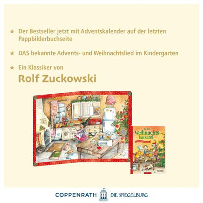 In der Weihnachtsbäckerei Buch mit Adventskalender von Rolf Zuckowski und Julia Ginsbach