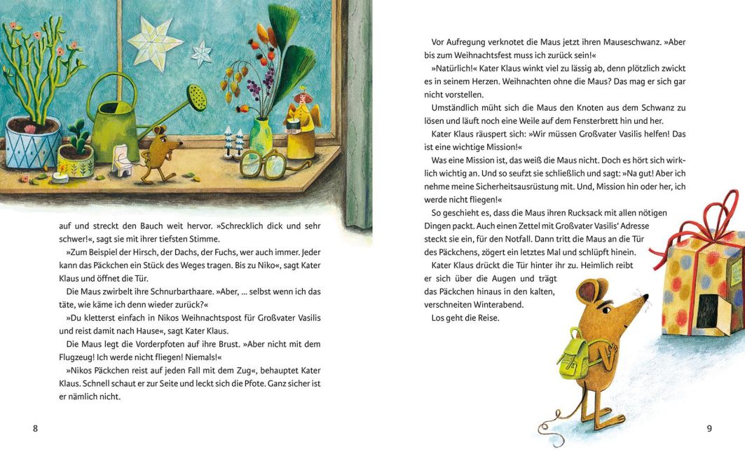 Kater Klaus vermisst die Maus Ein Weihnachtsmärchen. Adventskalenderbuch zum Vorlesen in 24 Kapiteln, eine herzerwärmende Tiergeschichte für Kinder zur Einstimmung auf Weihnachten von Kathrin Rohmann und Jasmin Schäfer